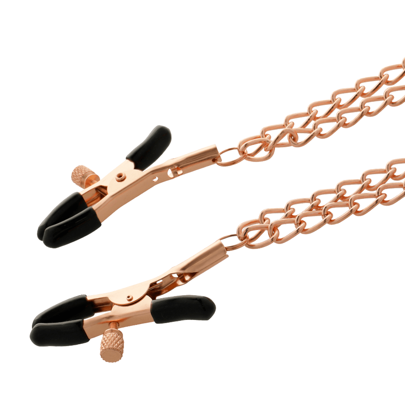 COQUETTE CHIC DESIRE - FANTASY METAL NIPPLE CLIPS WITH CHAIN - Kink&Play