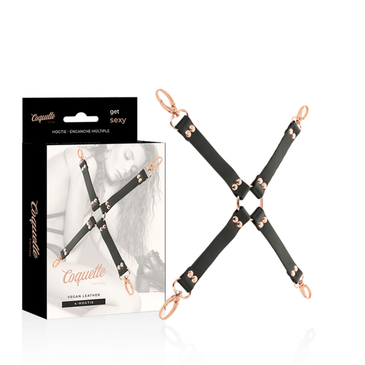 COQUETTE CHIC DESIRE - FANTASY VEGAN LEATHER HOG TIE - Kink&Play
