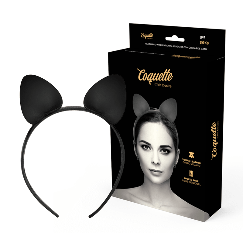 COQUETTE CHIC DESIRE - HEADBAND WITH CAT EARS - Kink&Play