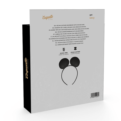 COQUETTE CHIC DESIRE - HEADBAND WITH MOUSE EARS - Kink&Play