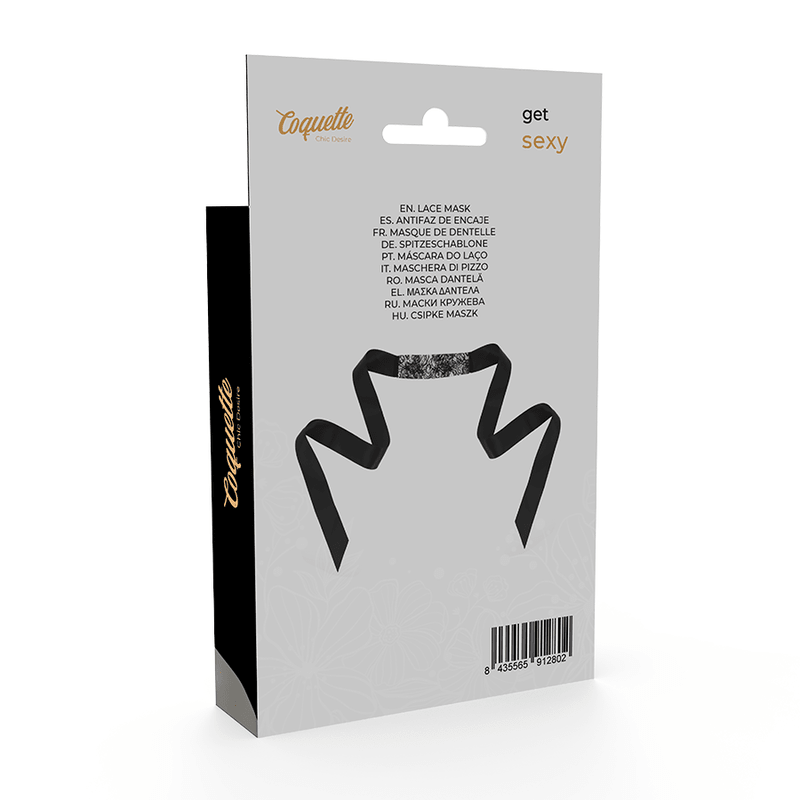 COQUETTE CHIC DESIRE - LACE MASK BLACK - Kink&Play