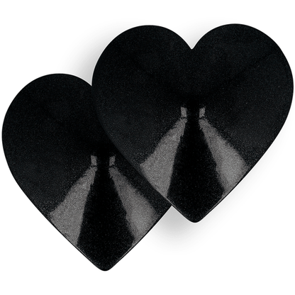 COQUETTE CHIC DESIRE - NIPPLE COVERS BLACK HEARTS - Kink&Play