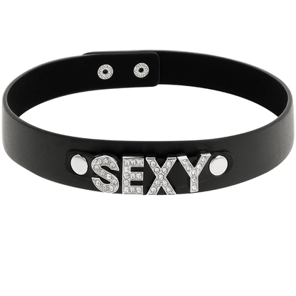 COQUETTE CHIC DESIRE - SEXY VEGAN LEATHER CHOKER - Kink&Play