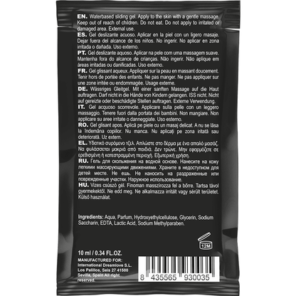COQUETTE CHIC DESIRE - STRAWBERRY WATER BASED KISSABLE LUBRICANT POCKET 10 ML - Kink&Play
