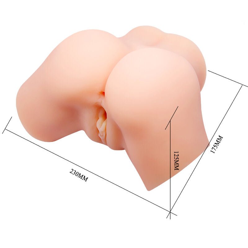 CRAZY BULL - REALISTIC VAGINA AND ANUS SAMANTHA VIBRATOR - Kink&Play