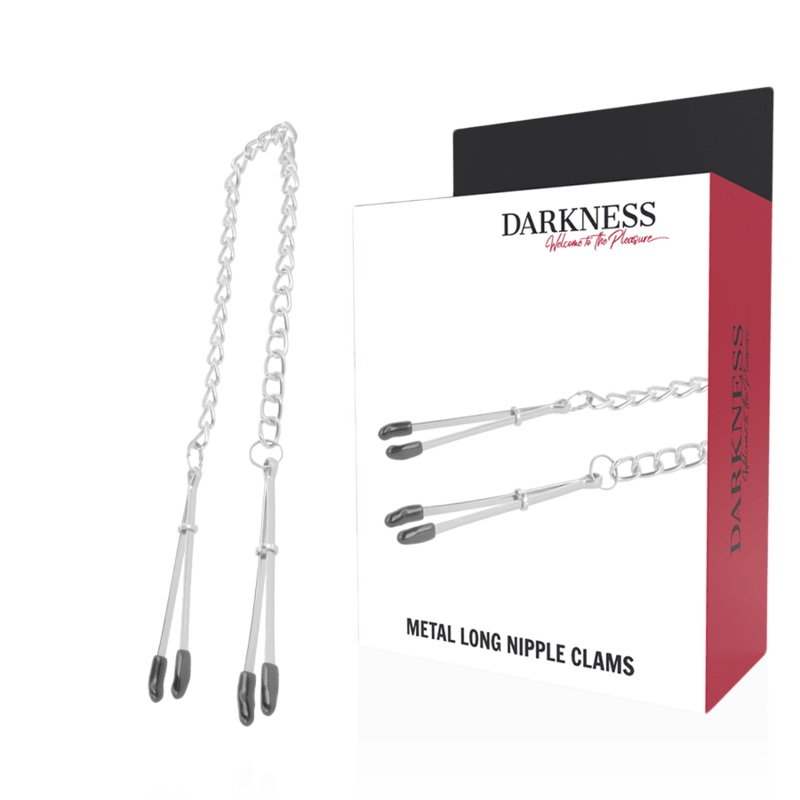 DARKNESS - ADJUSTABLE METAL NIPPLE Clamps - Kink&Play
