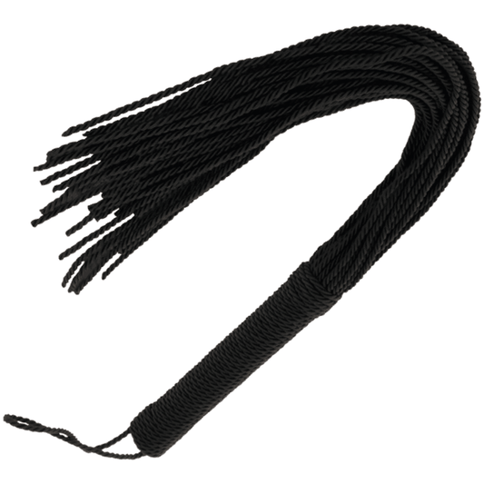 DARKNESS - BLACK BONDAGE WHIP 50CM - Kink&Play