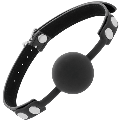 DARKNESS - BLACK SILICONE GAG - Kink&Play