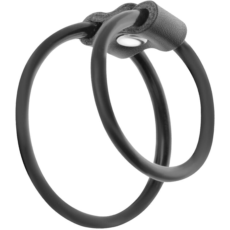 DARKNESS - ENHANCING DUO PENIS RINGS. - Kink&Play
