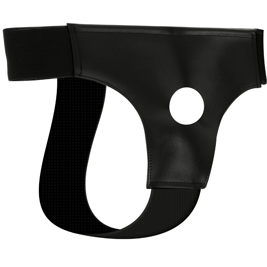 DARKNESS - HARNESS WITH HOLE ONE SIZE - Kink&Play