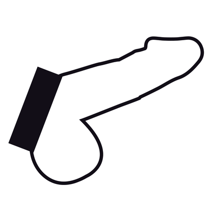 DARKNESS - LEATHER ERECTION RING - Kink&Play