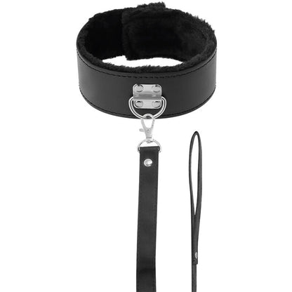 DARKNESS - LINED NECKLACE WITH TITANIUM CHAIN - Kink&Play