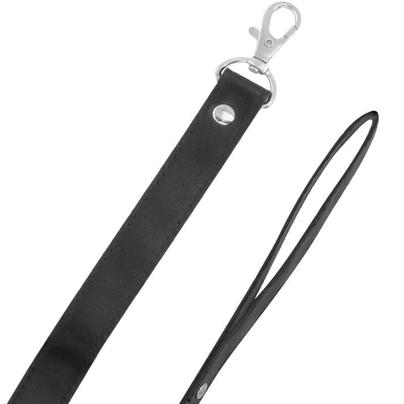 DARKNESS - LINED NECKLACE WITH TITANIUM CHAIN - Kink&Play