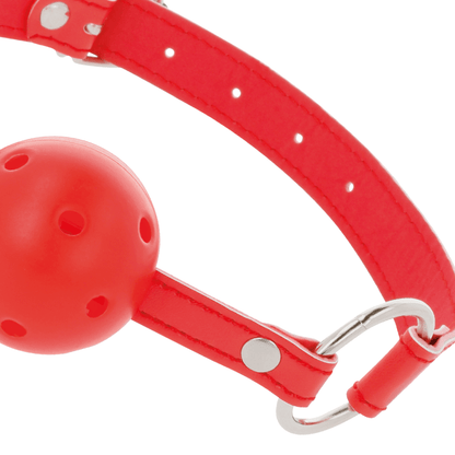 DARKNESS - RED BREATHABLE GAG - Kink&Play