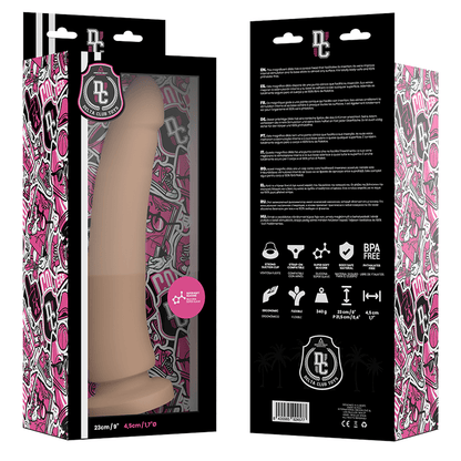 DELTA CLUB - TOYS NATURAL DILDO MEDICAL SILICONE 23 CM - O - 4.5 CM - Kink&Play