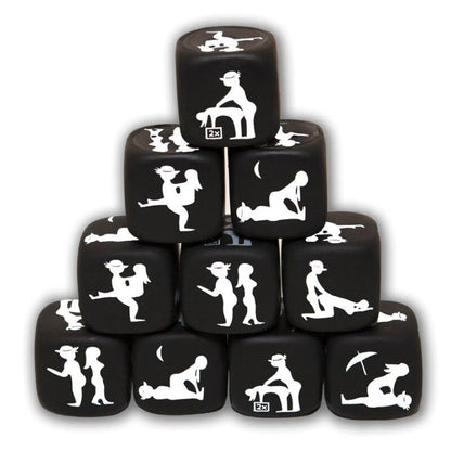 DIABLO PICANTE - DICE GAME OF POSTURE BLACK - Kink&Play