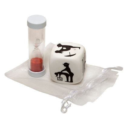 DIABLO PICANTE - DICE GAME OF POSTURE WITH HOURGLASS - Kink&Play