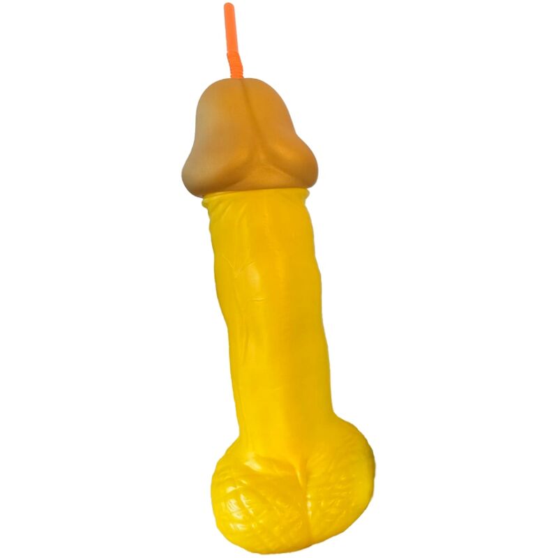 DIABLO PICANTE - YELLOW PLASTIC PENIS GLASS - Kink&Play