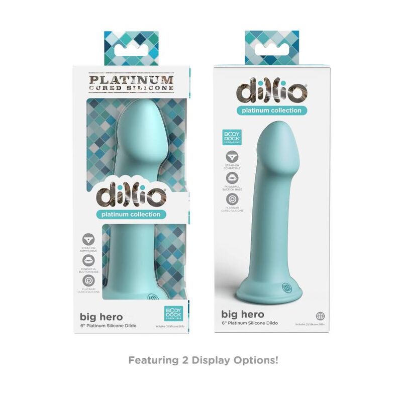 DILLIO - BIG HERO 15,24 CM GREEN - Kink&Play