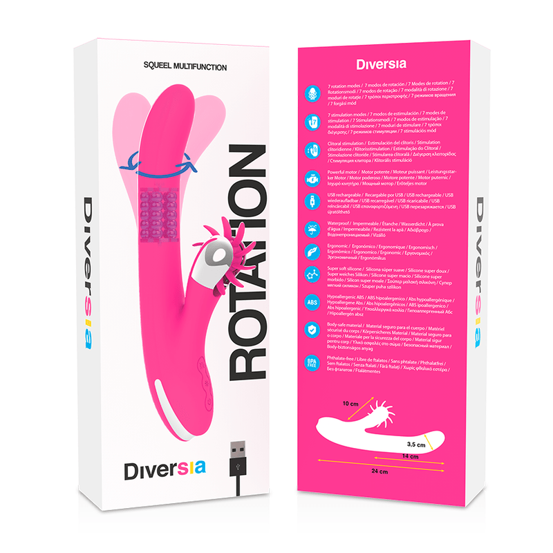DIVERSIA - BUNNY ROTATION 24 CM - Kink&Play
