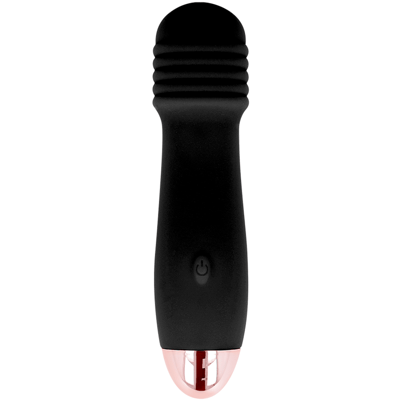 DOLCE VITA - RECHARGEABLE VIBRATOR THREE BLACK 7 SPEED - Kink&Play