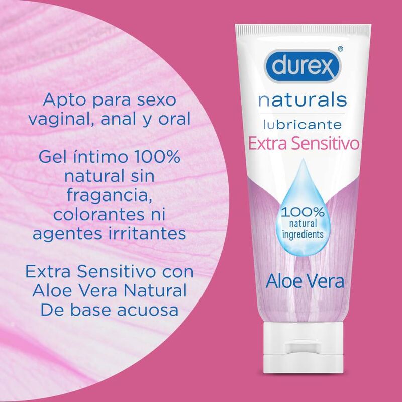 DUREX - NATURALS EXTRA SENSITIVE LUBRICANT 100 ML - Kink&Play