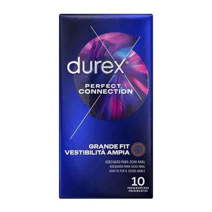 DUREX - PERFECT CONNECTION SILICONE EXTRA LUBRIFICATION 10 UNITS - Kink&Play