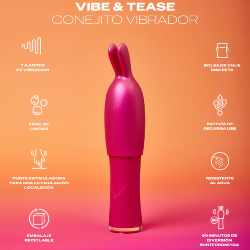 DUREX - TOY VIBE & TEASE VIBRATOR - Kink&Play