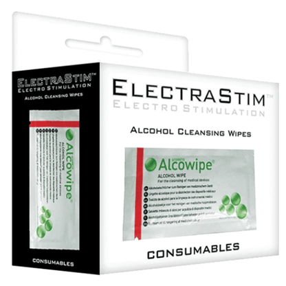 ELECTRASTIM - STERILE CLEANING WIPE SACHETS - PACK - Kink&Play