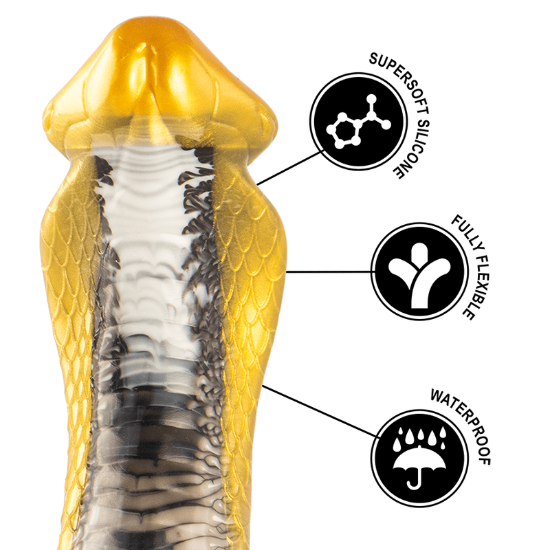 EPIC - DRAKON DILDO YELLOW COBRA - Kink&Play