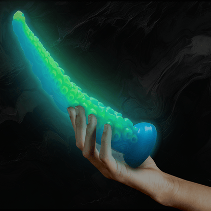 EPIC - SCYLLA FLUORESCENT THIN TENTACLE DILDO LARGE SIZE - Kink&Play