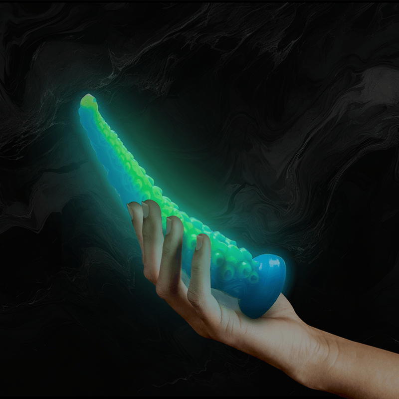 EPIC - SCYLLA FLUORESCENT THIN TENTACLE DILDO SMALL SIZE - Kink&Play