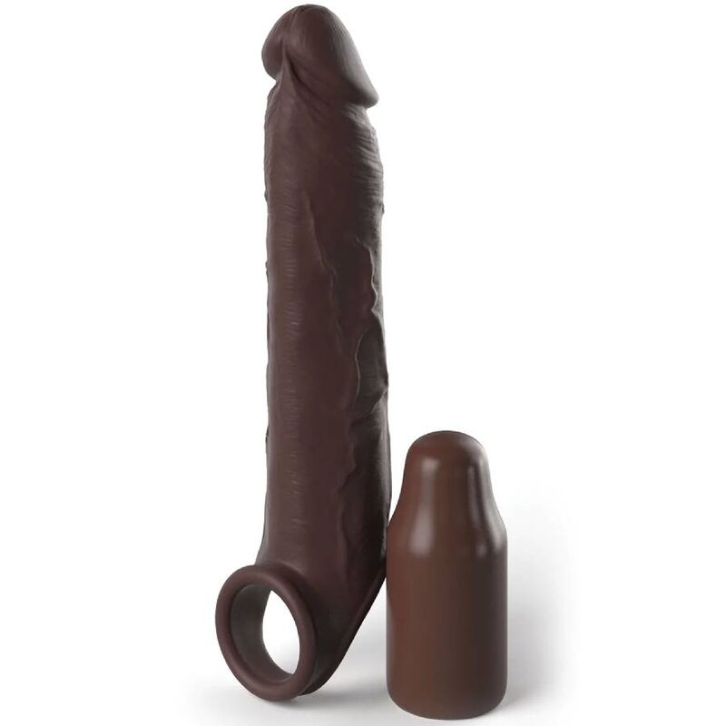 FANTASY X - TENSIONS - PIPEDREAMS EXTENSION W STRAP 17,78 CM BROWN - Kink&Play