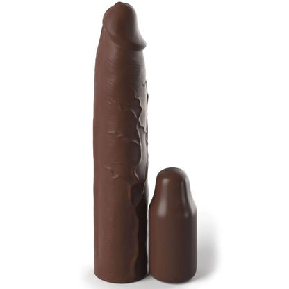 FANTASY X - TENSIONS - PIPEDREAMS SLEEVE 22,86 CM + 7,62 CM PLUG BROWN - Kink&Play
