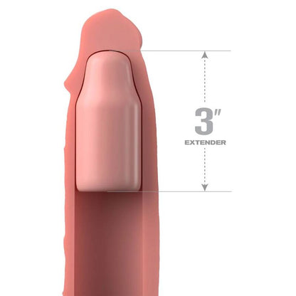FANTASY X - TENSIONS - PIPEDREAMS SLEEVE 22,86 CM + 7,62 CM PLUG SKIN - Kink&Play
