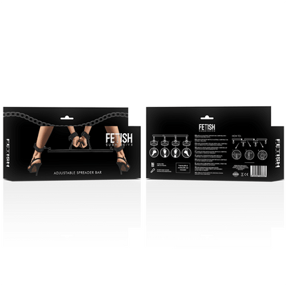 FETISH SUBMISSIVE BONDAGE - ADJUSTABLE SEPARATOR BAR 4 PIECES - Kink&Play