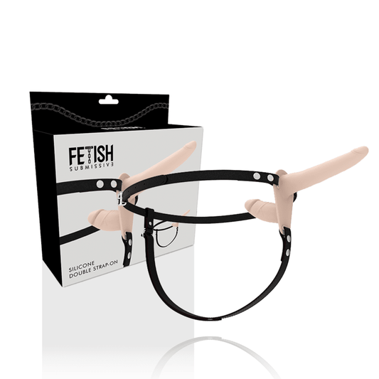 FETISH SUBMISSIVE HARNESS - DOUBLE PENETRATION FLESH - Kink&Play