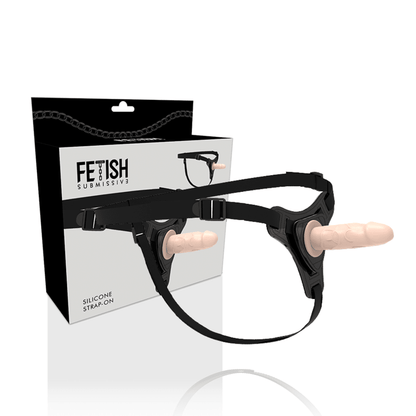 FETISH SUBMISSIVE HARNESS - FLESH REALISTIC SILICONE 12.5 CM - Kink&Play