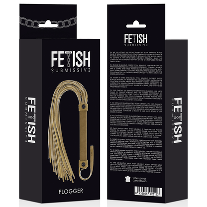 FETISH SUBMISSIVE ORIGEN - VEGAN LEATHER WHIP - Kink&Play