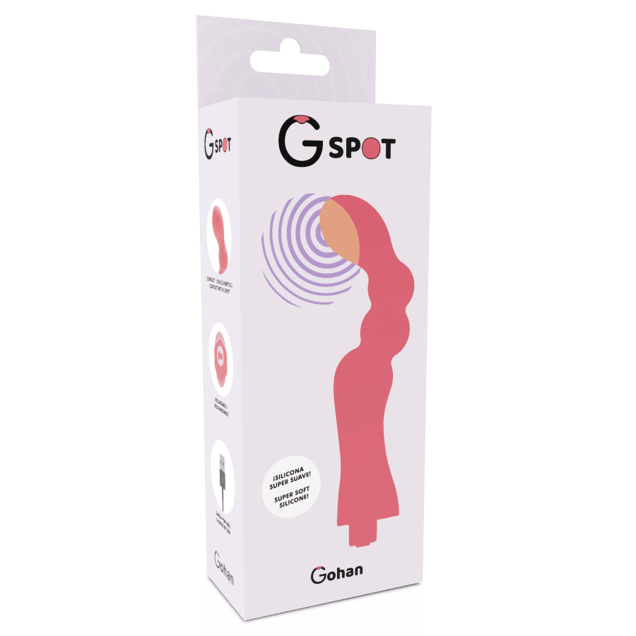 G - SPOT - GOHAH VIBRATOR LIGHT RED - Kink&Play