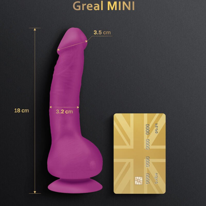 G - VIBE - GREAL MINI FUCHSIA SILICONE VIBRATOR DILDO - Kink&Play