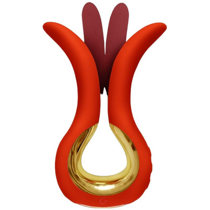 G - VIBE - GVIBE MAXI VIBRATOR WITH TWO FLEXIBLE TIPS CORAL - Kink&Play