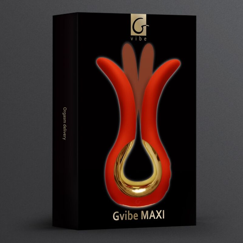 G - VIBE - GVIBE MAXI VIBRATOR WITH TWO FLEXIBLE TIPS CORAL - Kink&Play