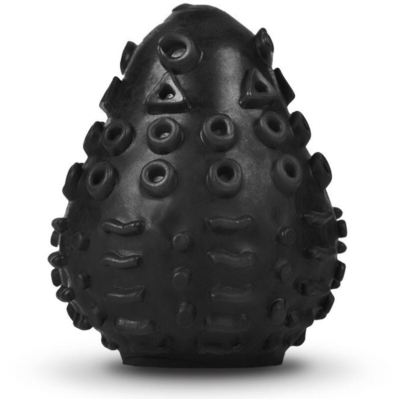 G - VIBE - REUSABLE TEXTURED MASTURBATOR EGG BLACK - Kink&Play