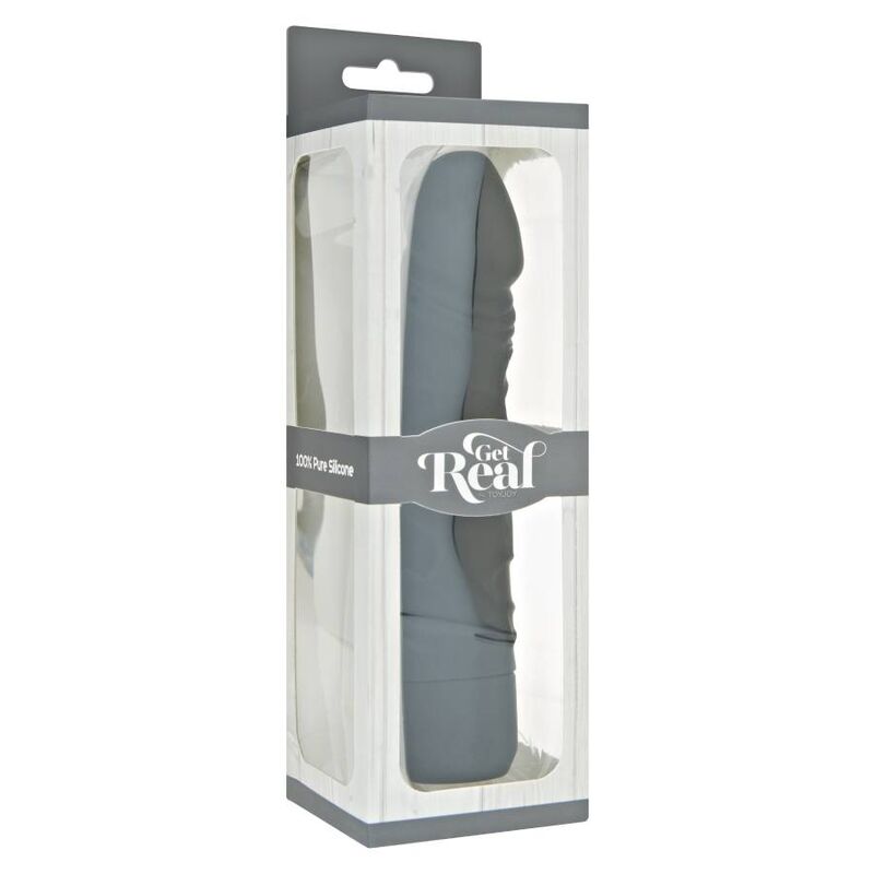 GET REAL - CLASSIC ORIGINAL BLACK VIBRATOR - Kink&Play