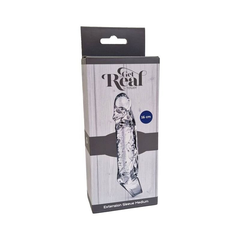 GET REAL - EXTENSION SLEEVE MEDIUM TRANSPARENT - Kink&Play