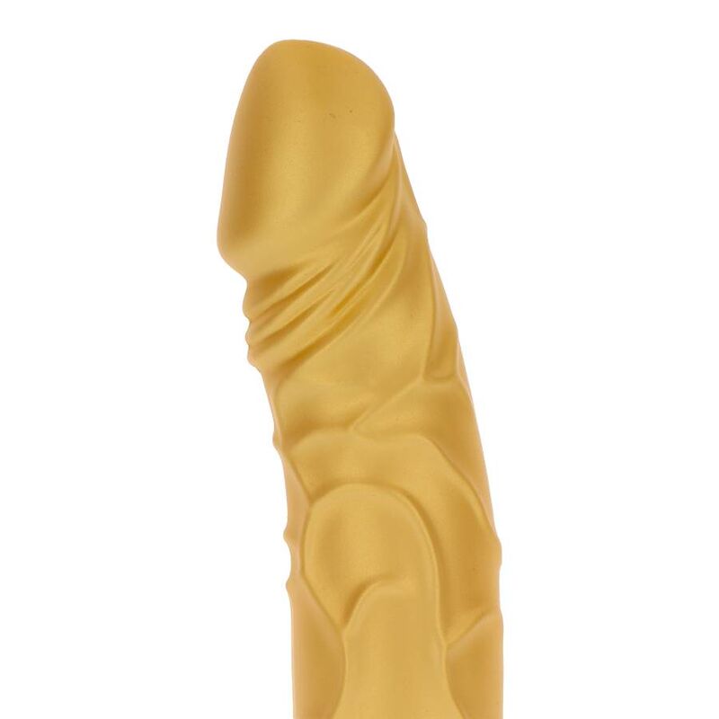 GET REAL - GOLD DICKER ORIGINAL VIBRATOR GOLD - Kink&Play