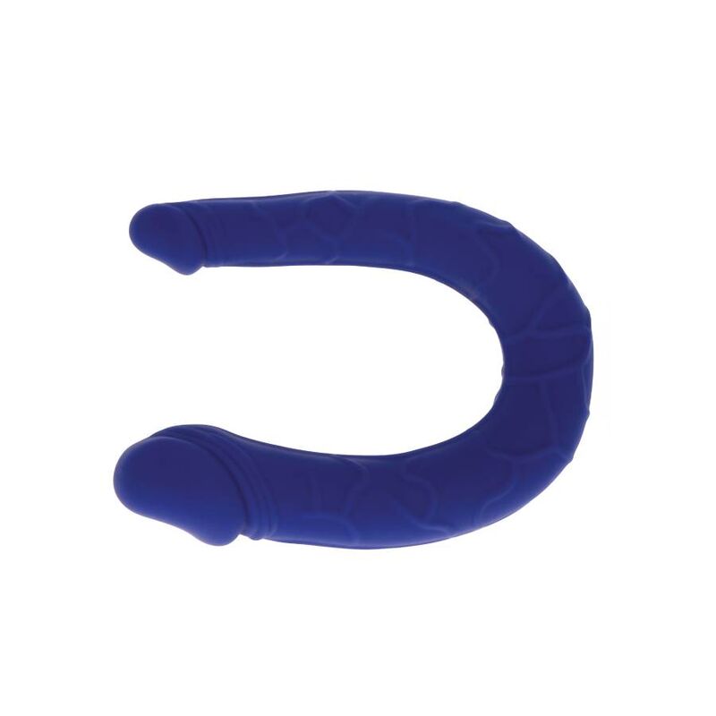 GET REAL - REALISTIC MINI DOUBLE DONG BLUE - Kink&Play