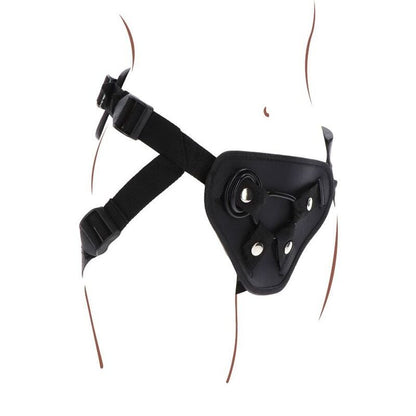 GET REAL - STRAP - ON DELUXE HARNESS BLACK - Kink&Play