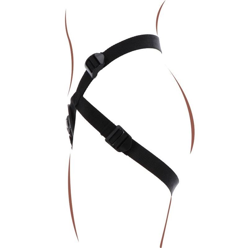 GET REAL - STRAP - ON HARNESS BLACK - Kink&Play